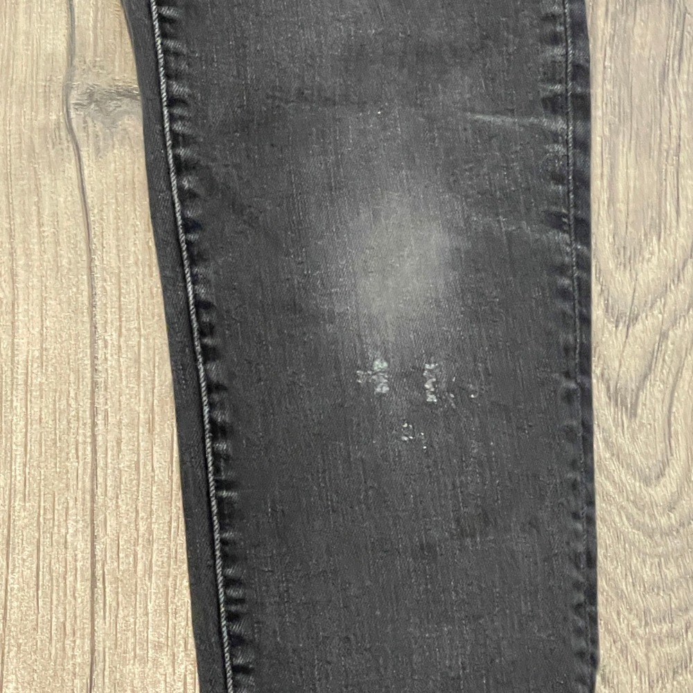 American Eagle Airflex+ Skinny Jeans Mens 29x30 Faded Black Denim Pants - Picture 8 of 11